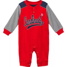Красный/серый джемпер St. Louis Cardinals Scrimmage для новорожденных и младенцев с длинными рукавами Outerstuff
