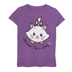 Мини-футболка с карманом Marie I&apos;m A Lady для девочек 7–16 лет Disney&apos;s The Aristocats с рисунком Disney