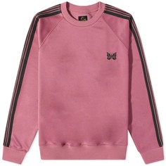 Пуловер Needles Poly Smooth Crew Neck, розовый