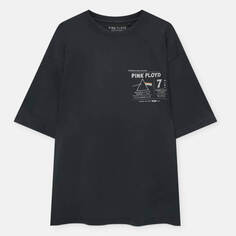 Футболка Pull&amp;Bear Faded Pink Floyd, черный