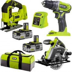 Набор инструментов Ryobi R18DDJSCSP-242S