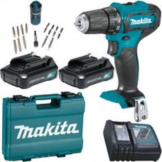 Аккумуляторная дрель-шуруповерт Makita DF333DWYE4 + набор бит B-28905 DF333DWYE4