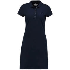 Платье поло Tommy Hilfiger Heritage Slim Polo Dress, темно-синий