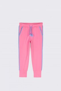 Тренировочные брюки Coccodrillo розовый с полосками