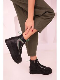 Узорчатые женские кроссовки до щиколотки Soho Exclusive