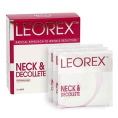 Бустер (маска) для шеи и зоны декольте Leorex Neck &amp; Decollete, 10 сашетов