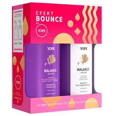 Yope Effect Bounce Balance My Hair set шампунь для жирной кожи головы с кислотами 300мл + кондиционер для волос со смягчающими компонентами 300мл