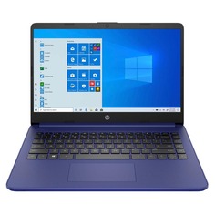 Ноутбук HP 14-dq0050nr, 14&quot; HD Сенсорный, 4Гб/64Гб, Celeron N4020, сине-фиолетовый, английская клавиатура