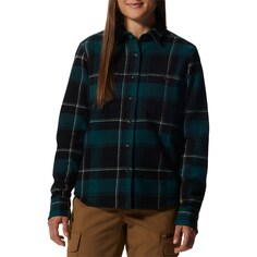 Рубашка с длинным рукавом Mountain Hardwear Plusher, темно-зеленый