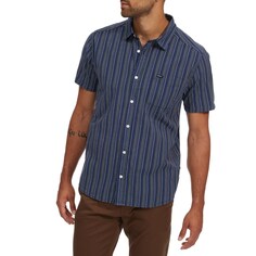Рубашка с короткими рукавами RVCA Endless Seersucker, синий