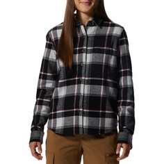 Рубашка с длинным рукавом Mountain Hardwear Plusher — женская, черный