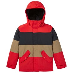 Куртка Burton для мальчиков, коричневый / красный / черный