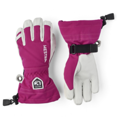 Перчатки Heli Ski Jr. Gloves Big Kids, розовый Hestra
