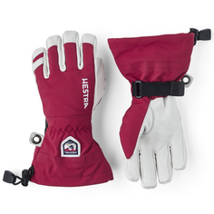 Перчатки Heli Ski Jr. Gloves Big Kids, красный Hestra