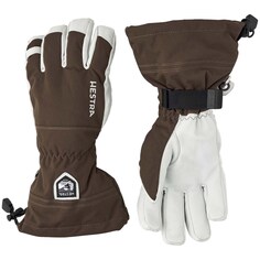 Перчатки Hestra Army кожаные хели-ски лыжные, espresso