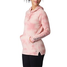 Толстовка Smartwool Thermal Plant-Based Dye Merino Logo женская с капюшоном, розовый