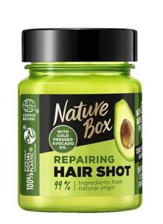 Nature Box Hair Shot Avocado маска для волос, 60 ml