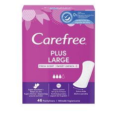 Carefree Plus Large Fresh Scent ежедневные прокладки, 46 шт.