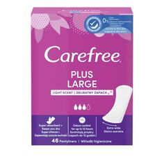Carefree Plus Large Light Scent ежедневные прокладки, 46 шт.