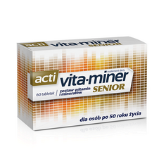 Acti Vita-Miner Senior витамины для пожилых людей, 60 шт. Vitaminer