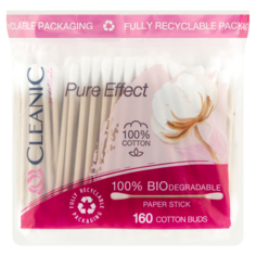 Cleanic Pure Effect ватные палочки, 160 шт/1 упаковка