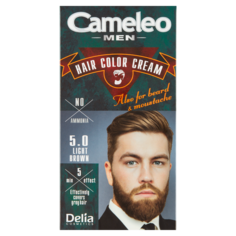 Delia Cameleo Men крем-краска для волос, бороды и усов 5.0 русый, 1 упаковка