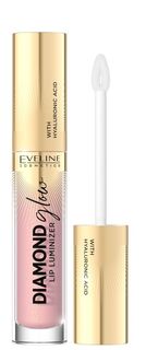 Eveline Diamond Glow Lip Luminizer блеск для губ, 03 Caramel Ice Cream