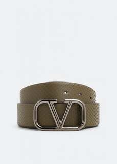 Ремень VALENTINO GARAVANI VLogo Signature belt, зеленый