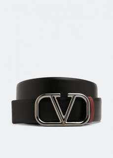 Ремень VALENTINO GARAVANI VLogo Signature reversible belt, черный