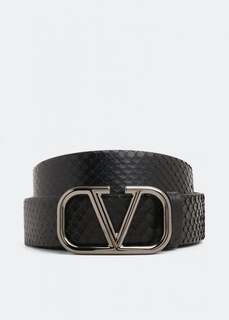 Ремень VALENTINO GARAVANI VLogo Signature belt, черный