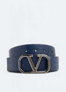 Ремень VALENTINO GARAVANI VLogo Signature belt, синий