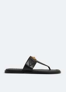 Сандалии VERSACE Medusa Biggie sandals, черный