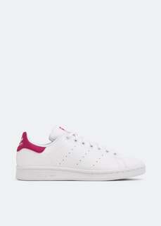 Женские кроссовки Adidas Stan Smith, белый/темно-розовый