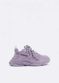 Кроссовки BALENCIAGA Triple S sneakers, фиолетовый