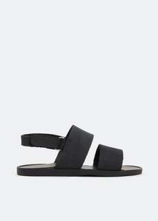 Сандалии BABYWALKER Leather sandals, черный