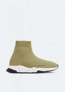 Кроссовки BALENCIAGA Speed sneakers, зеленый