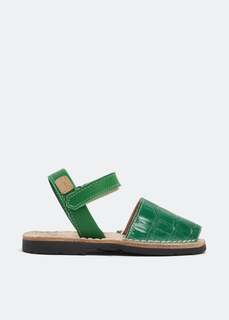 Сандалии CASTELL Mini Madona sandals, зеленый