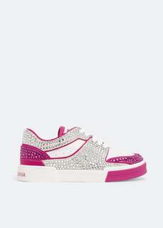 Кроссовки DOLCE&amp;GABBANA New Roma sneakers, розовый