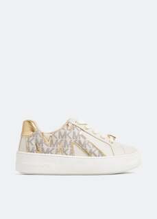 Кроссовки MICHAEL KORS Jordana Airin sneakers, бежевый