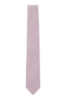 Галстук Boss Pure-silk With Jacquard-woven Micro Pattern, светло-розовый