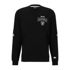 Свитшот Boss x NFL Cotton-Terry, черный