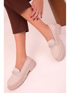 Классические женские туфли с кожаной аппликацией Soho Exclusive