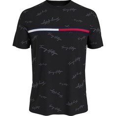 Футболка Tommy Hilfiger Essential Script Logo, черный