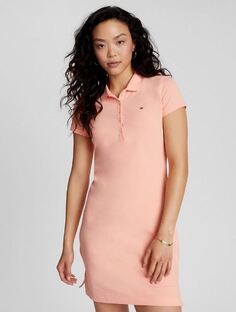 Платье-поло Tommy Hilfiger Solid Polo, светло-розовый