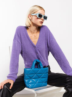 Стеганая женская сумка через плечо с имитацией кожи LCW Accessories