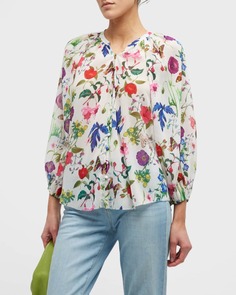 Блузка Teagan с рукавами «летучая мышь» L&apos;Agence L'agence