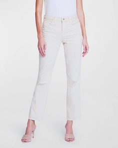 Узкие прямые джинсы со средней посадкой Marjorie L&apos;Agence L'agence