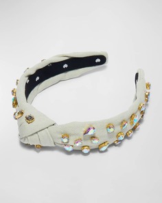 Тонкая повязка на голову с узлом Candy-Jeweled Lele Sadoughi