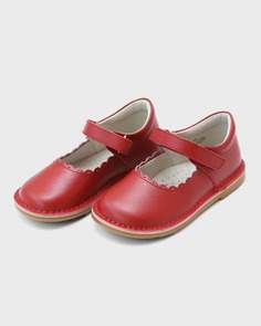 Туфли Мэри Джейн с зубчатым ремешком Caitlin для девочек, малыши/малыши L&apos;Amour Shoes