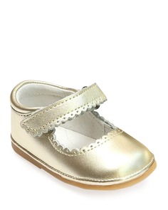 Cara для девочек с зубчатой ​​металлической кожей Mary Jane, Baby L&apos;Amour Shoes